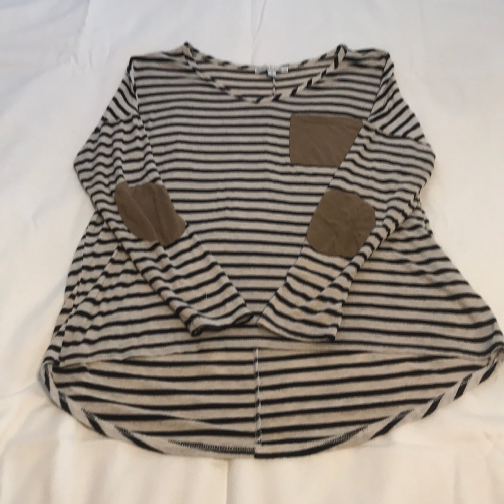 Striped long sleeve T-shirt
